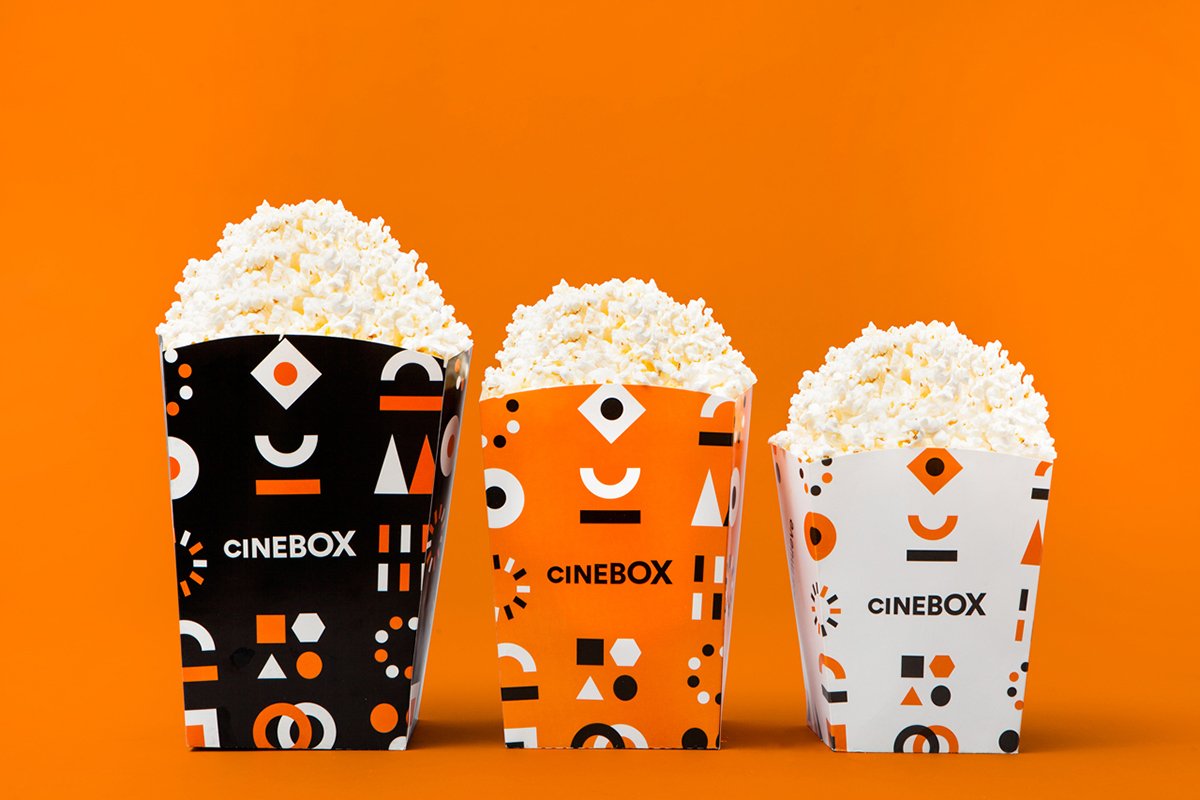 Cinebox影院VI形象設(shè)計展示  包裝設(shè)計