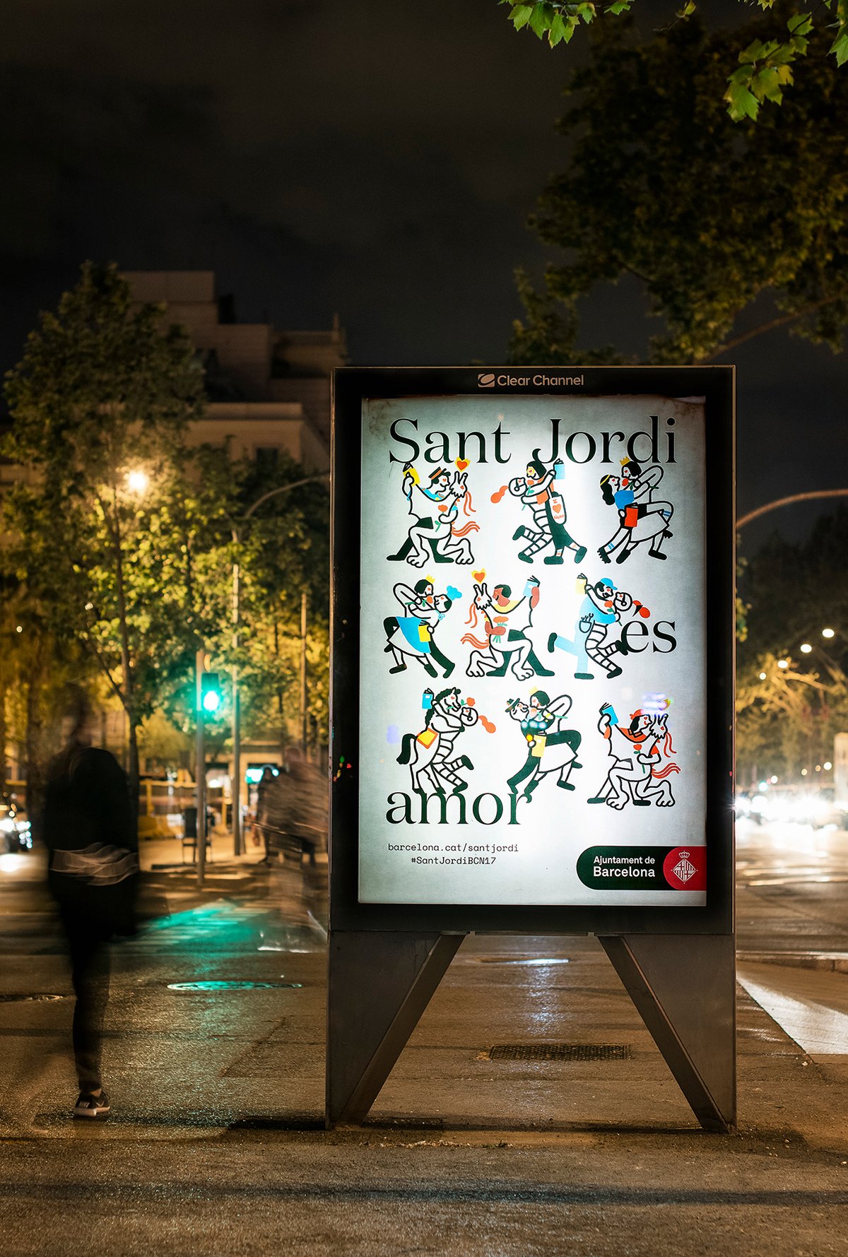 深圳VI設(shè)計  深圳VI策劃  Sant Jordi漫展視覺形象設(shè)計  燈箱設(shè)計