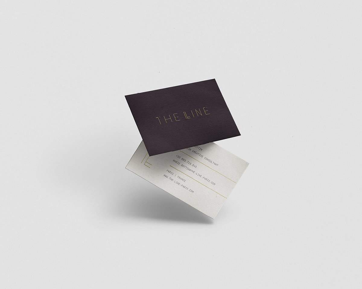 The Line高端奢侈品牌咨詢公司VI設計欣賞，奢侈品牌咨詢公司VI設計，咨詢公司VI設計，咨詢公司視覺形象識別設計，高端奢侈品牌咨詢，深圳VI設計，深圳視覺形象識別設計，名片設計，左右格局
