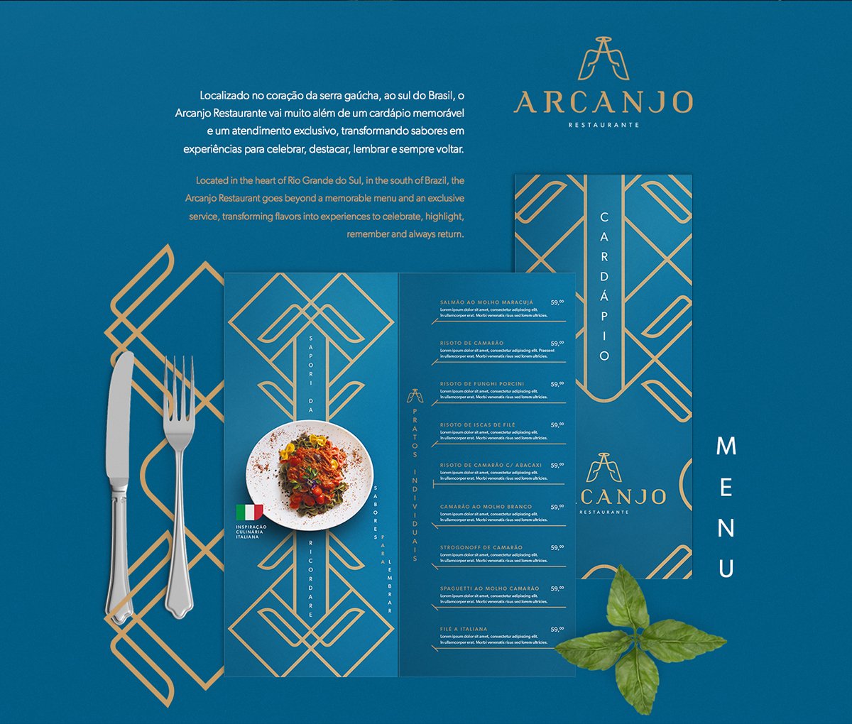 Arcanjo國(guó)外風(fēng)味餐廳vi設(shè)計(jì)欣賞，餐飲vi設(shè)計(jì)，餐飲品牌視覺(jué)形象識(shí)別設(shè)計(jì)，深圳vi設(shè)計(jì)，深圳品牌視覺(jué)形象識(shí)別設(shè)計(jì)，深圳餐飲空間設(shè)計(jì)，左右格局