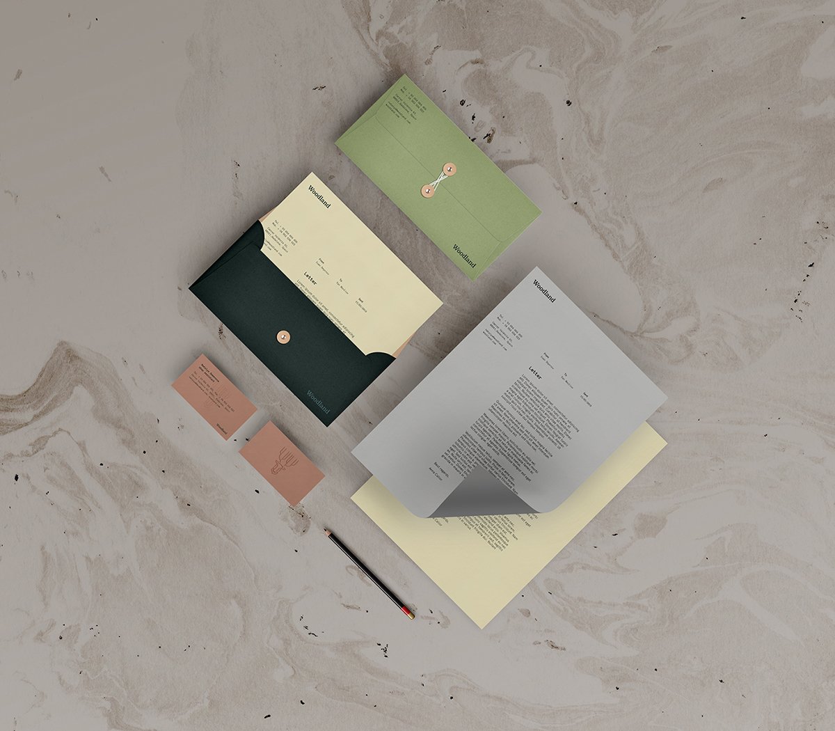 Woodland手工木制品品牌vi設計欣賞，手工木制品品牌，手工木制品品牌vi設計，家具品牌vi設計，家具品牌視覺形象識別設計，深圳vi設計，深圳品牌視覺形象識別設計，左右格局