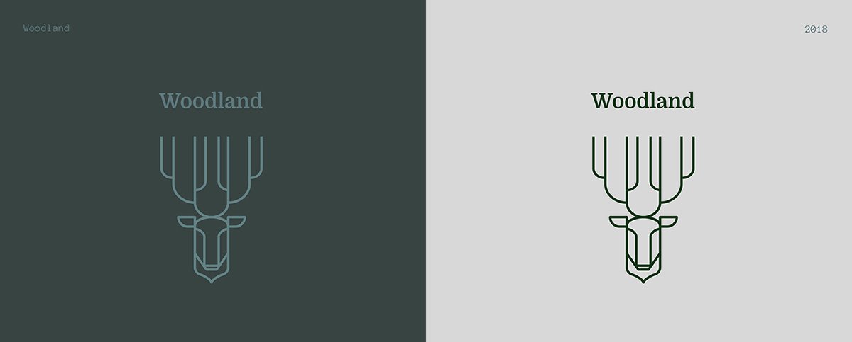 Woodland手工木制品品牌vi設計欣賞，手工木制品品牌，手工木制品品牌vi設計，家具品牌vi設計，家具品牌視覺形象識別設計，深圳vi設計，深圳品牌視覺形象識別設計，左右格局