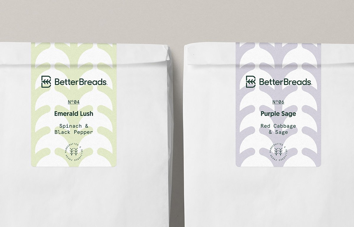 （食品）素食面包店品牌vi設計—Better Breads 圖標案例，vi設計，視覺形象vi設計，食品vi設計，圖標設計，素食面包店品牌vi設計，vi品牌策劃，深圳vi設計，左右格局