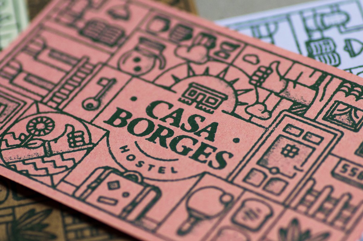 Casa Borges 旅館品牌vi設計—視覺形象設計，vi設計，視覺形象設計，旅館品牌vi設計，圖形設計，旅館vi設計，vi品牌策劃，深圳vi設計，左右格局