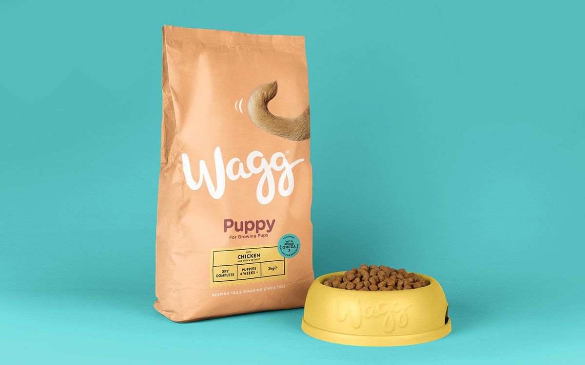 寵物食品 Wagg 品牌標識vi設計及品牌重塑，vi設計，食品vi設計，品牌形象設計，食品品牌vi設計，標識設計，品牌vi設計，品牌策劃，深圳vi設計，左右格局