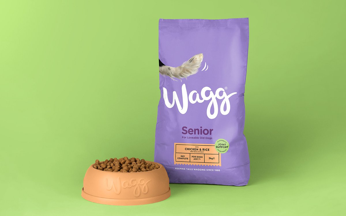 寵物食品 Wagg 品牌標識vi設計及品牌重塑，vi設計，食品vi設計，品牌形象設計，食品品牌vi設計，標識設計，品牌vi設計，品牌策劃，深圳vi設計，左右格局