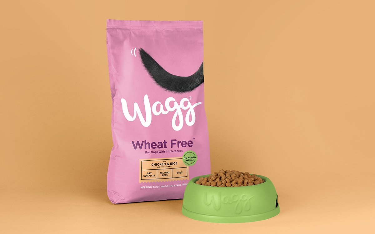 寵物食品 Wagg 品牌標識vi設計及品牌重塑，vi設計，食品vi設計，品牌形象設計，食品品牌vi設計，標識設計，品牌vi設計，品牌策劃，深圳vi設計，左右格局