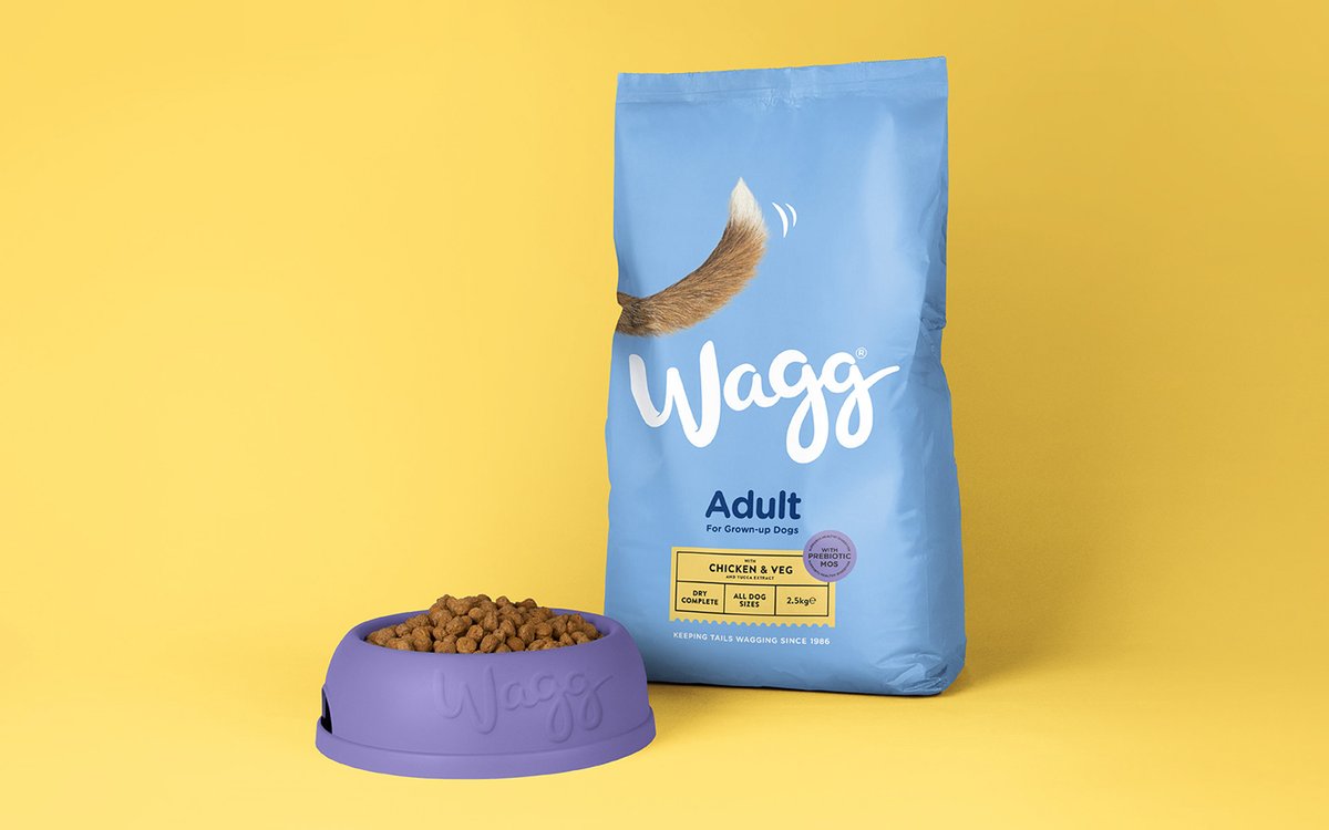 寵物食品 Wagg 品牌標識vi設計及品牌重塑，vi設計，食品vi設計，品牌形象設計，食品品牌vi設計，標識設計，品牌vi設計，品牌策劃，深圳vi設計，左右格局