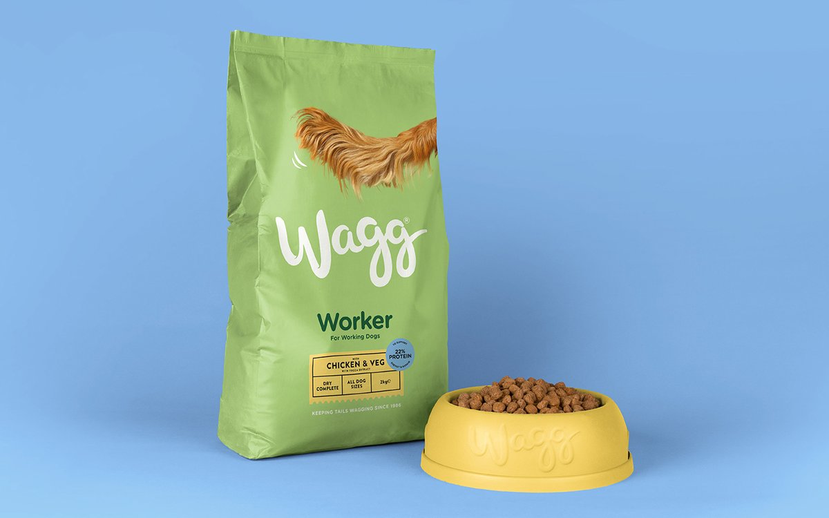 寵物食品 Wagg 品牌標識vi設計及品牌重塑，vi設計，食品vi設計，品牌形象設計，食品品牌vi設計，標識設計，品牌vi設計，品牌策劃，深圳vi設計，左右格局