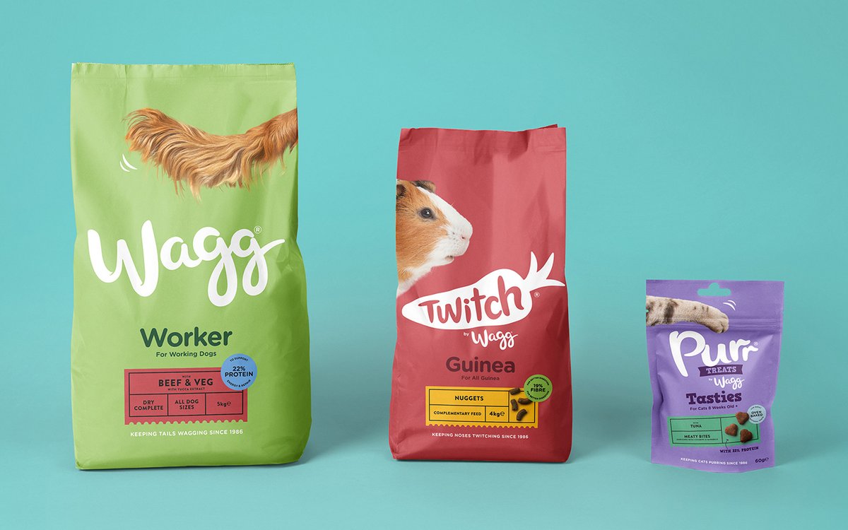 寵物食品 Wagg 品牌標識vi設計及品牌重塑，vi設計，食品vi設計，品牌形象設計，食品品牌vi設計，標識設計，品牌vi設計，品牌策劃，深圳vi設計，左右格局