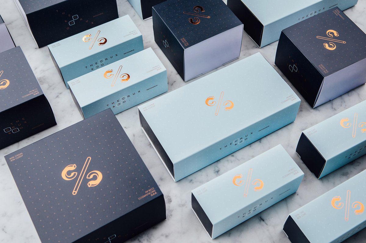 Crux & Co餐飲店品牌vi設計和logo設計——字母組合的標志設計，vi設計，餐飲vi設計，餐飲品牌vi設計，logo設計，品牌標識vi設計，品牌vi設計，品牌策劃，深圳vi設計，左右格局