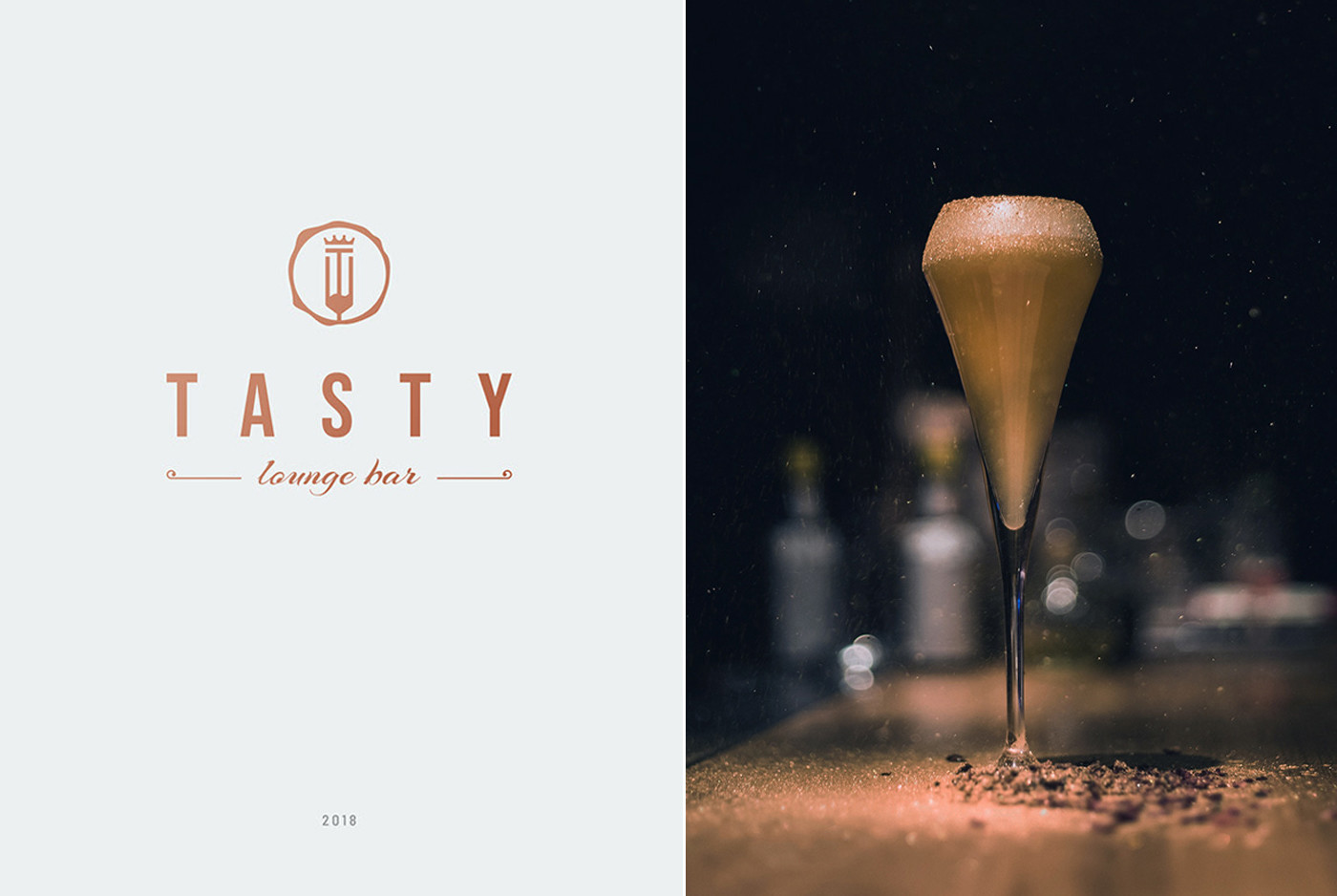 現代 Tasty 餐廳和酒廊（餐飲）品牌VI設計，餐飲品牌vi設計，空間設計，品牌策劃，深圳vi設計，左右格局