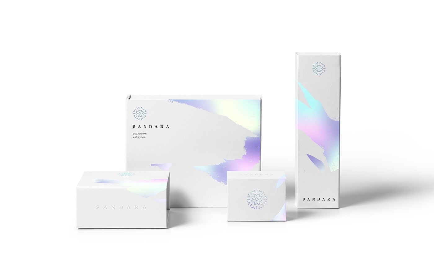 高端奢侈品Sandara鉆石珠寶品牌VI形象設計與包裝設計，珠寶品牌VI設計，珠寶包裝設計，珠寶VI形象設計，深圳VI設計，左右格局