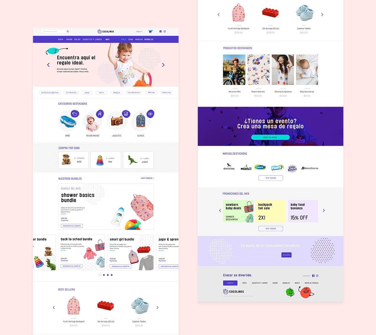 Cocolinos創意嬰兒用品品牌策劃和品牌設計，服飾VI設計，嬰兒品牌設計，深圳品牌策劃，深圳VI設計，左右格局