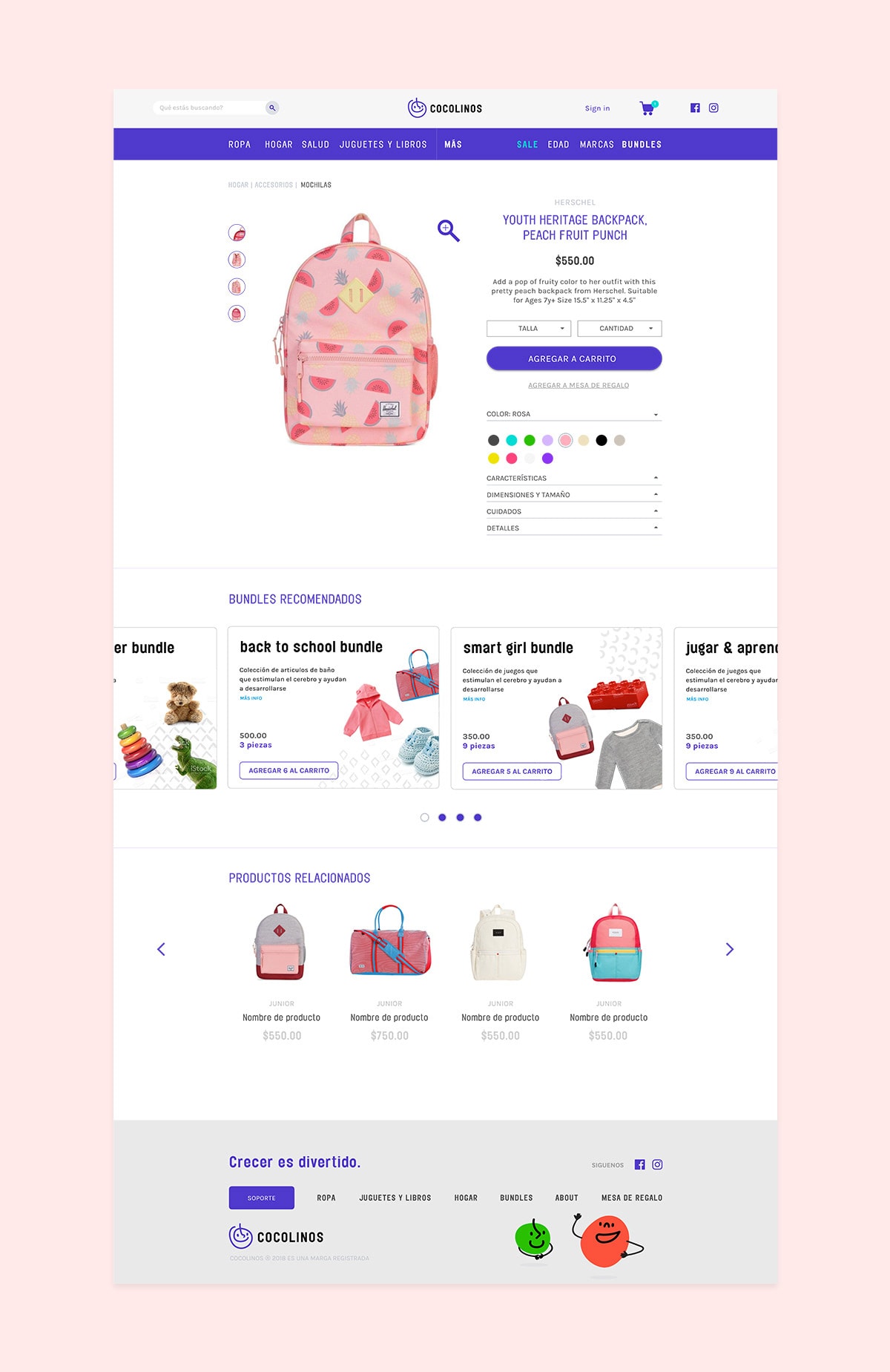 Cocolinos創意嬰兒用品品牌策劃和品牌設計，服飾VI設計，嬰兒品牌設計，深圳品牌策劃，深圳VI設計，左右格局